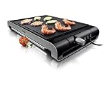 Philips HD4418/20 - Plancha de Asar, 2300w, Antiadherente, Apto Lavavajillas, Color Negro