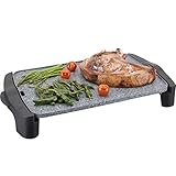 Jata GR558 Plancha de Asar, Antiadherente, Resistencia al rayado, 2500 W, Medidas 46 x 28 cm, Resistencia en forma M, Fabricada en España, Fácil limpieza, Bandeja recogesalsas